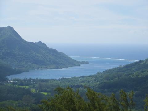 Baie d'Opunohu, Polynésie française (©CPS)