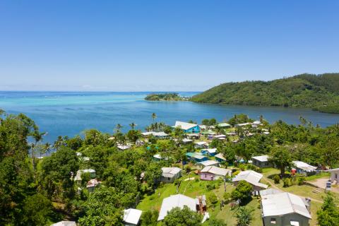 Coastal landscape in Kadavu, Fiji (©SPC)