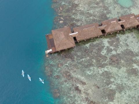 Tourism development in Moorea's lagoon, French Polynesia (©SPC)